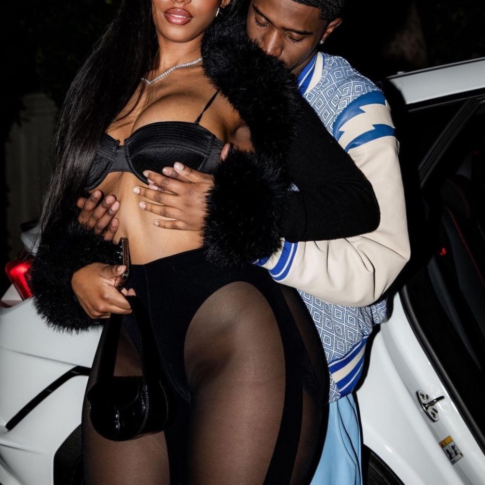 Mugler X Wolford mesh velvet panel stirrup legging pants size medium - Picture 13 of 13